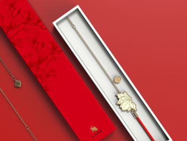 小平故里文創(chuàng)產(chǎn)品-鴻運(yùn)來（玉蘭）-紅繩手鏈